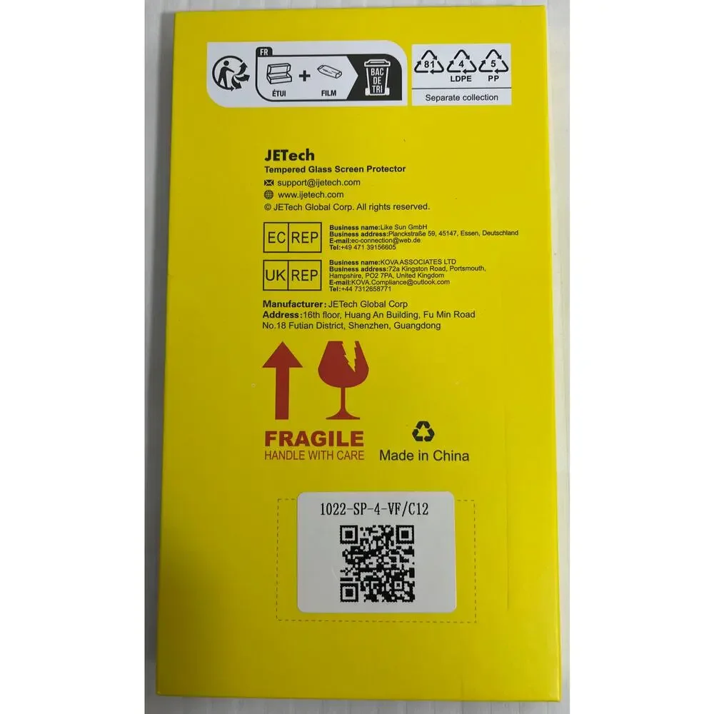 Jetech tempered glass
